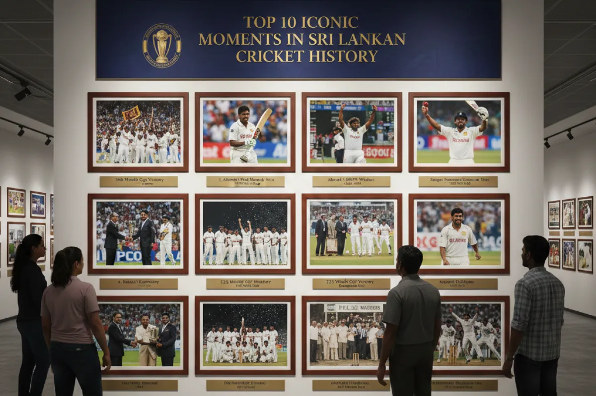 Top 10 Iconic Moments in Sri Lankan Cricket History