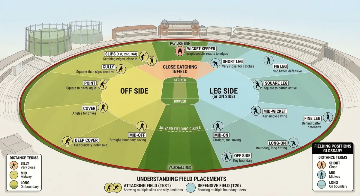 Understanding Cricket Fielding Positions: A Complete Guide to the Oval
